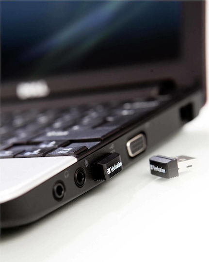 Verbatim Store 'n' Stay Nano 32GB USB 2.0 Stick Μαύρο