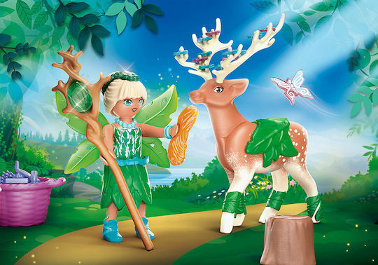 Playmobil Ayuma Forest Fairy с магическо животинче за 7-12 години