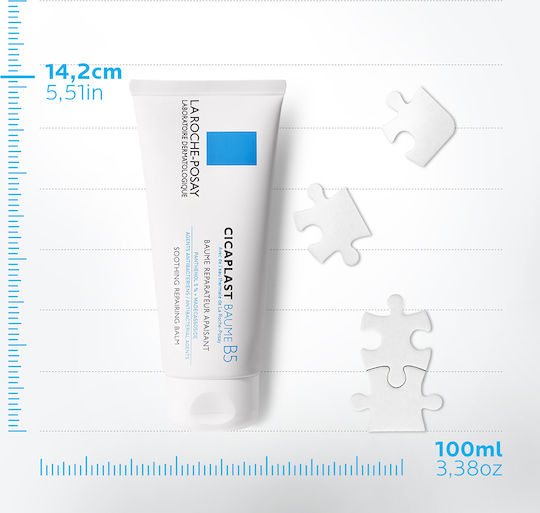 La Roche Posay Cicaplast Baume B5+ Restoring Balm for Face & Lips Day with Centella Asiatica 100ml