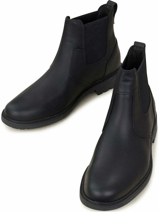 Earthkeepers Stormbuck Leather Black Chelsea Boots