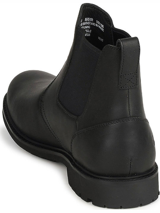 Earthkeepers Stormbuck Leather Black Chelsea Boots