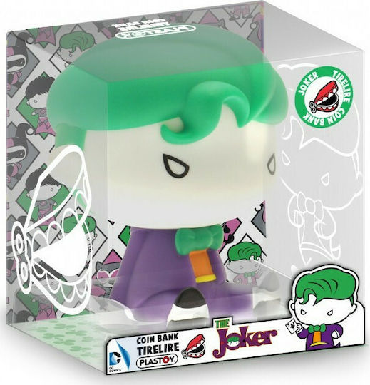 Plastoy Bust Bank Justice League Chibi Copil Cutiuta de bani Plastic Violet 14.6x12.2x14.6cm