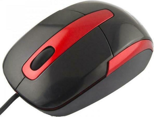Esperanza Barracuda Cu fir Mini Mouse Negru/Roșu