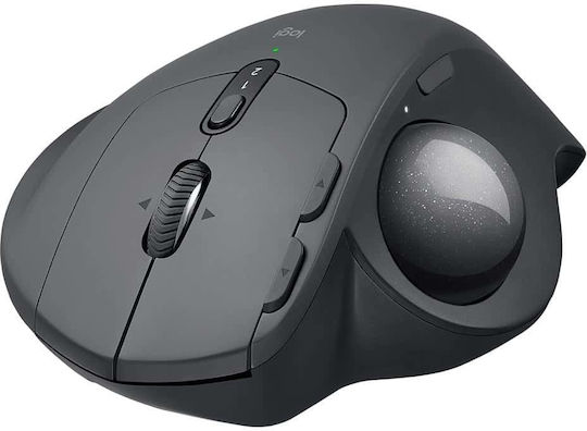 Logitech MX Ergo Kabellos Ergonomisch Bluetooth Maus mit Trackball Schwarz