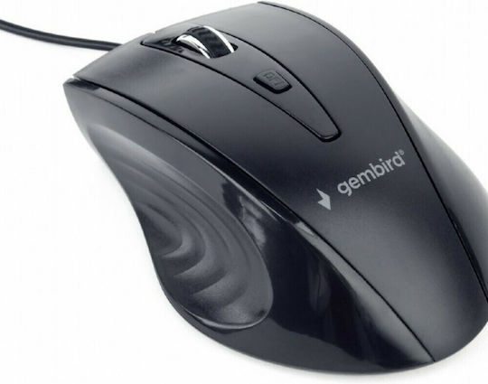 Gembird MUS-4B-02 Ενσύρματο Ποντίκι Μαύρο