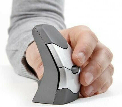 Bakker Elkhuizen DXT Precision Wireless Ergonomic Mouse Gray