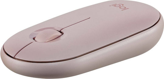 Logitech Pebble M350 Ασύρματο Bluetooth Ποντίκι Ροζ