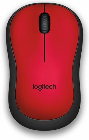 Logitech M220 Silent Ασύρματο Ποντίκι Κόκκινο