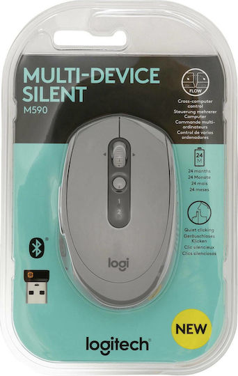 Logitech M590 Wireless Mini Mouse Gri