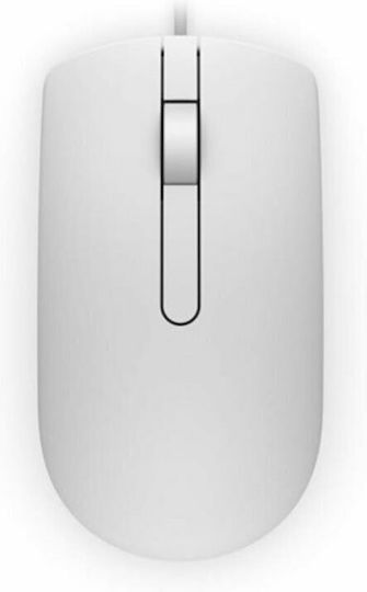 Dell MS116 Wired Mouse White