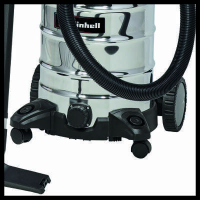 Einhell 1930 Прахосмукачка За Течности / Твърди 1500W с Неръждаема Стомана Контейнер 30лт