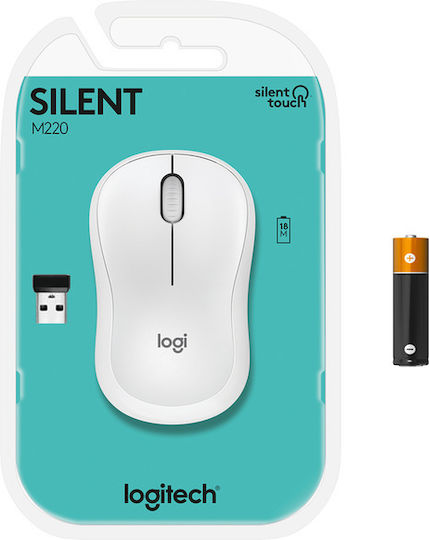 Logitech M220 Silent Magazin online Mouse Alb
