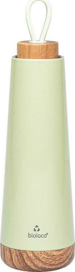 Chic Mic Bioloco Loop Stainless Steel Thermos Bottle BPA Free 500ml Green