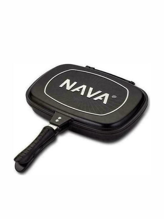 Nava Funtzio Double Grill made of Aluminum with Stone Coating 32cm