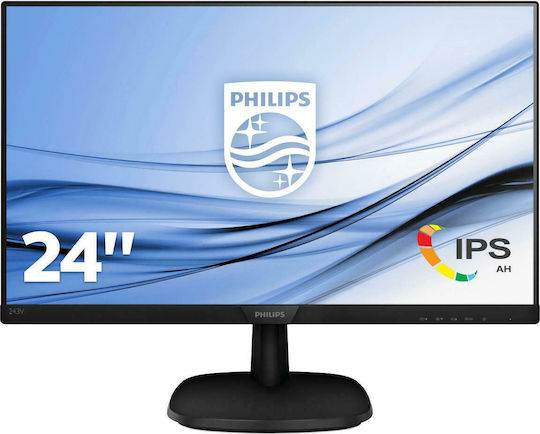 Philips 243V7QDAB IPS Monitor 23.8" FHD 1920x1080 mit Reaktionszeit 5ms GTG