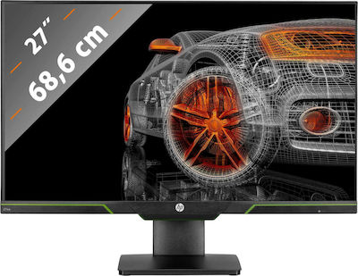 HP 27xq TN Spiele-Monitor 27" QHD 2560x1440 144Hz with Response Time 1ms GTG