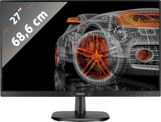 Philips 273V7QJAB IPS Monitor 27" FHD 1920x1080 με Χρόνο Απόκρισης 5ms GTG