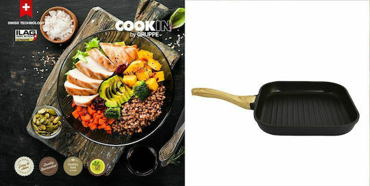 Gruppe Cookin Γκριλιέρα από Χυτό Αλουμίνιο με Αντικολλητική Επίστρωση 28cm