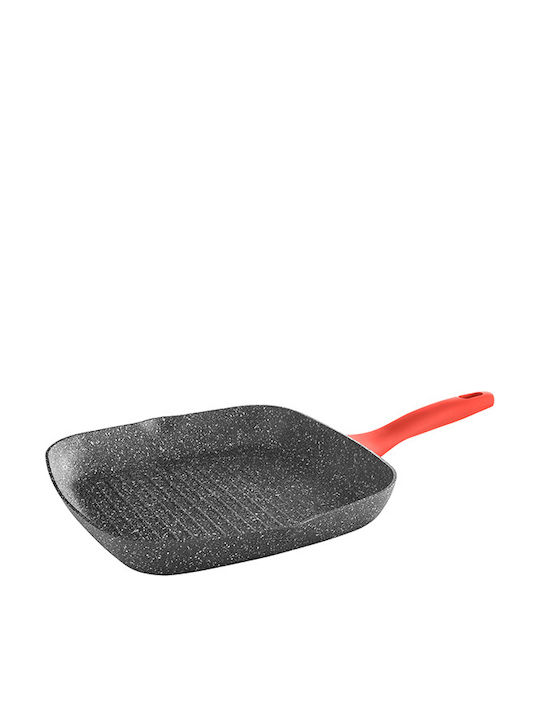 Luigi Ferrero Luigi Ferrero Grill Pan from Aluminum with Stone Interior Coating 28cm
