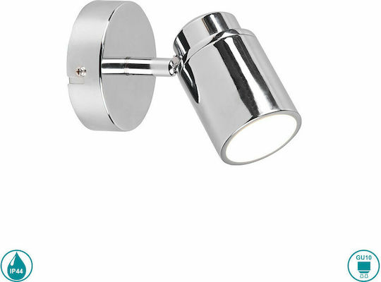Trio Lighting Single Spot with Socket GU10 in Silver Color Trio Lighting Single Spot with Socket GU10 in Silver Color