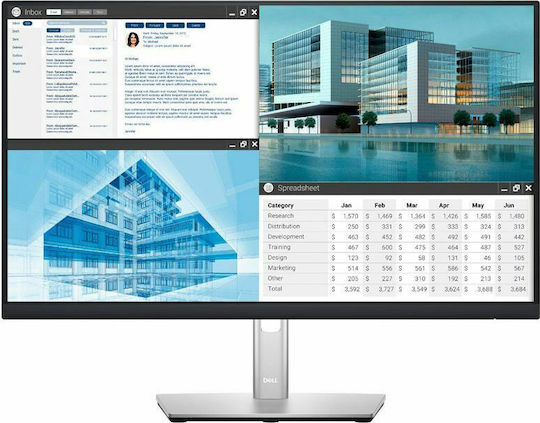 Dell P2422H IPS Monitor 23.8" FHD 1920x1080 mit Reaktionszeit 8ms GTG