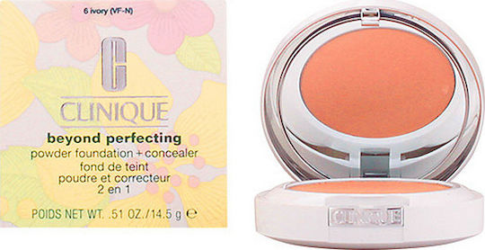Clinique Beyond Perfecting Powder Foundation + Concealer 06 Ivory 14.5gr
