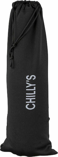 Chilly's Chrome Bottle Thermos Stainless Steel BPA Free 500ml Silver