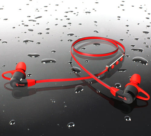i.Tech MusicBand 6300 In-ear Bluetooth Handsfree Earphones with Sweat Resistance Red
