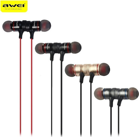 Awei A920BL In-ear Bluetooth Handsfree Ακουστικά με Αντοχή στον Ιδρώτα Μαύρα