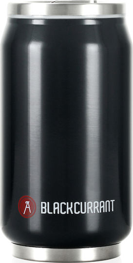 Les Artistes Pull Can'it Ποτήρι Θερμός Ανοξείδωτο BPA Free 280ml Blackcurrant Mat με Επιστόμιο και Καλαμάκι