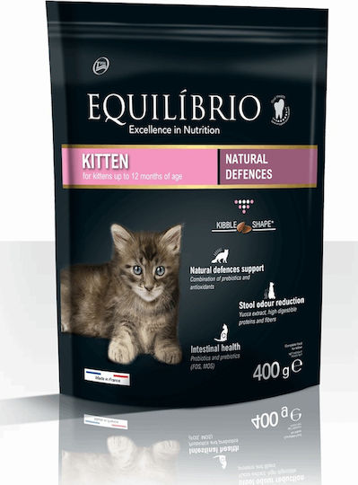 Equilibrio Kitten Indoor Ξηρά Τροφή χωρίς Γλουτένη για Ανήλικες Γάτες με Κοτόπουλο 2kg