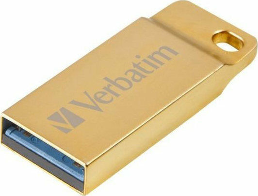 Verbatim Metal Executive 64GB USB 3.0 Stick Χρυσό