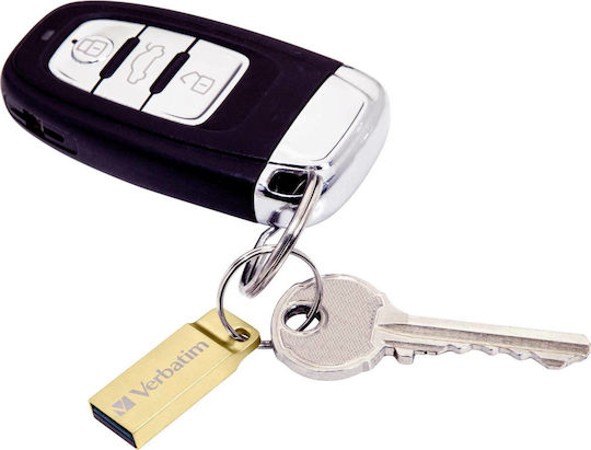 Verbatim Metal Executive 64GB USB 3.0 Stick Χρυσό