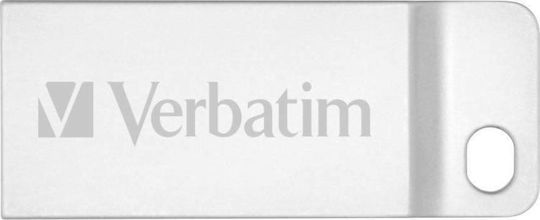 Verbatim Metal Executive 32GB USB 2.0 Stick Silber