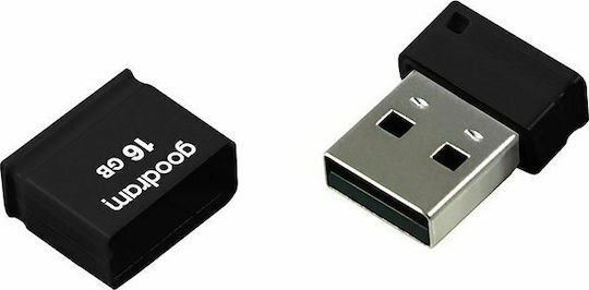 GoodRAM UPI2 16GB USB 2.0 Stick Μαύρο