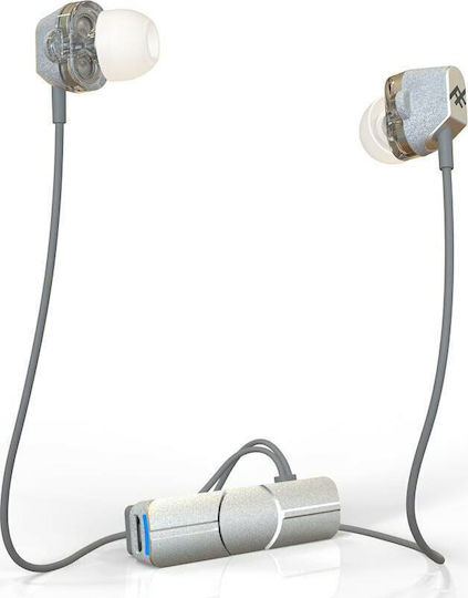 iFrogz Impulse Duo In-Ear Bluetooth-Freisprecheinrichtung Kopfhörer mit Schweißresistenz Silber