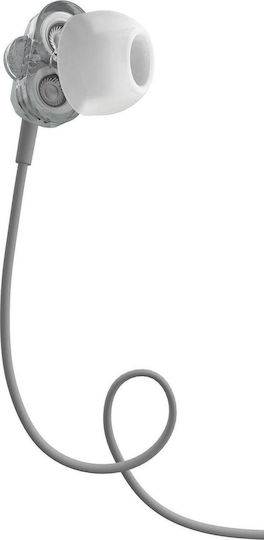 iFrogz Impulse Duo In-Ear Bluetooth-Freisprecheinrichtung Kopfhörer mit Schweißresistenz Silber