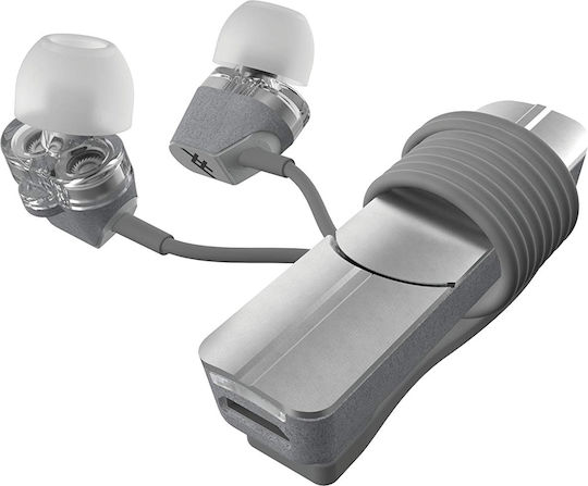 iFrogz Impulse Duo In-Ear Bluetooth-Freisprecheinrichtung Kopfhörer mit Schweißresistenz Silber