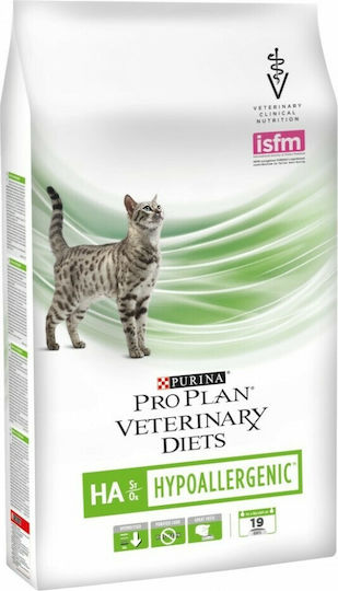 Pro Plan Veterinary Diets Hypoallergenic Dry Food for Adult Cats with Rice / Pork 1.3kg