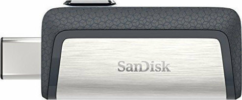 Sandisk Ultra Dual Drive 64GB USB 3.1 Stick with connection USB-A & USB-C White