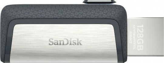 Sandisk Ultra Dual Drive 64GB USB 3.1 Stick with connection USB-A & USB-C White