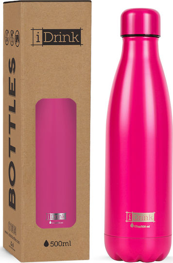 I-Total iDrink Colors Μπουκάλι Θερμός Ανοξείδωτο BPA Free 500ml Μωβ
