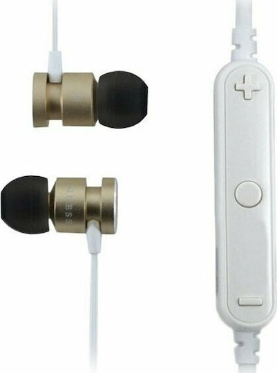 Guess In-ear Bluetooth Handsfree Ακουστικά Λευκά
