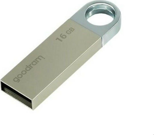 GoodRAM UUN2 16GB USB 2.0 Stick Ασημί