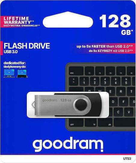 GoodRAM UTS3 128GB USB 3.0 Stick Black