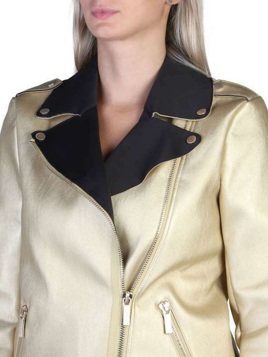 Γυναικείο Biker Jacket Χρυσό