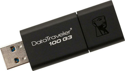 Kingston DataTraveler 100 G3 256GB USB 3.0 Stick Negru
