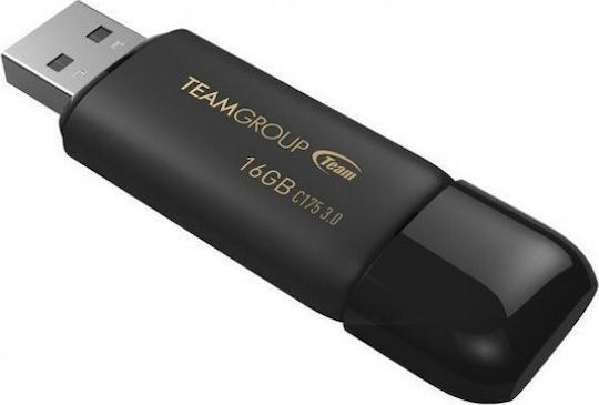 TeamGroup C175 16GB USB 3.0 Stick Μαύρο
