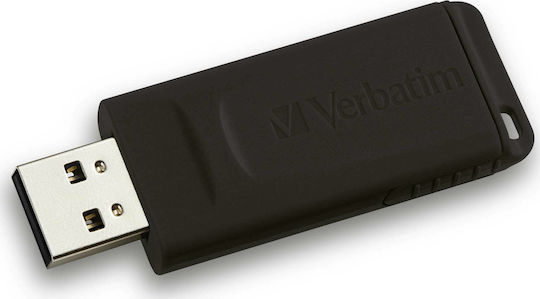 Verbatim Slider 128GB USB 2.0 Stick Μαύρο