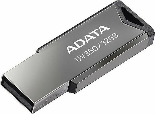 Adata UV350 32ГБ USB 3.1 Стик Сив